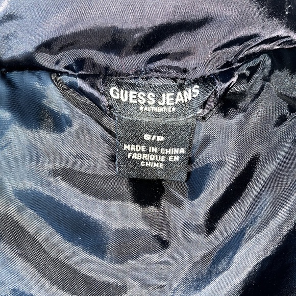 ✅black Guess Bomber Vest Jacket - Picture 5 of 5